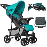 LIONELO Emma Plus Kinderwagen bis zu 15 kg, Kindersportwagen, leicht modern...