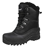 riemot Wasserdicht Schneestiefel Warme Winterstiefel Herren Gefüttert...
