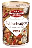 DREISTERN scharfe Gulaschsuppe mit zartem Rindfleisch 400g | nach...