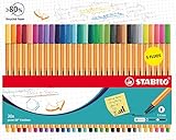 STABILO - Fineliner - point 88-30er Pack inkl. 5 Neonfarben