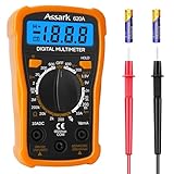 Digital Multimeter Voltmeter Batterietester Spannungsprüfer AC/DC Spannung...
