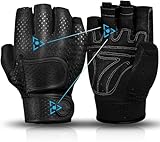 MOREOK Gewichtheber Handschuhe Fingerlose Workout Handschuhe -[3MM Gel]...