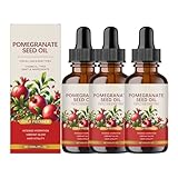3PC Granatapfelkernöl, 100% Kaltgepresste pomegranate seed oil für die...