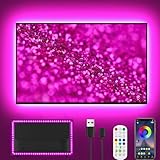 LED TV Hintergrundbeleuchtung, 5m LED Streifen für 45-75 Zoll TV, USB Led...