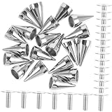 Gadpiparty 20 Stück Metall Spike Nieten für Diy Lederhandwerk Robuste...