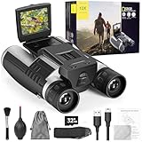 Fernglas Kamera für Erwachsene, 2,4 Zoll 48MP Bilder 2,5K Videos Kamera...