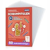 Smowo® 20 Stück Schrumpffolien transparent - schrumpfende Plastikfolien...