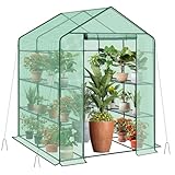 Sunula Foliengewächshaus Winterfest 200x145x145 cm, Begehbares...