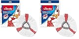 Vileda Turbo 2in1 EasyWring&Clean Wischmopp Ersatzköpfe, Mikrofaser...