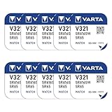 Varta 10 x Uhrenknopfzelle 321 1,55 Volt Silber SR616SW SR65 Einwegbatterie