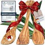 GOLDENBERG® Premium Kochlöffel Set - Made in Europe - feinstes Olivenholz...