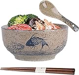 Ramen Schüssel,Japanische Schüssel Keramik,Ramen Schüssel Set,Ramen Bowl...