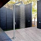 WilkSxyc Gartendusche, Freistehende Außendusche, Edelstahl-Pooldusche,...
