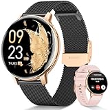 AIMIUVEI Smartwatch Damen, 1.32' HD Armbanduhr mit Telefonfunktion 120+...