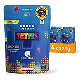 Powerbeärs Gamer Powerup - 4x125g Gummibärchen in Tetris-Formen -...