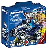 PLAYMOBIL City Action 71092 Polizei-Speed Quad mit Rückzugsmotor,...