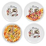 Van Well 4-er Set italienische Pizzateller groß ø 30,5cm Küchenchef –...