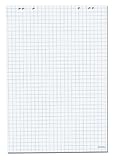 Herlitz 10834141 Flipchartblock 68x99cm, 20 Blatt kariert, 80 g/m², FSC...