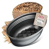 Zenker Brotform oval BLACK METALLIC, Brotbackform mit keramisch verstärkt...