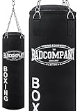 Bad Company Boxsack inkl. Vierpunkt Stahlkette I Canvas Punchingsack,...