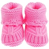 EXCEART Babyschuhe Für Neugeborene Handgestrickt Gehäkelt Gemütliche...