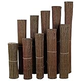 Weidenmatte 3m Sichtschutz Zaun 50cm Höhe Windschutz Sichtschutzmatte...