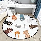 MeeTe Spielzeug-Aufbewahrungsdecke Spieldecke Baby-Krabbelmatte, Cartoon...