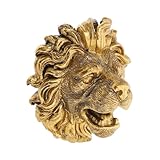 FONDOTIN Wetterfeste Löwenkopf Fontäne Düse aus Resin Dekorativer...