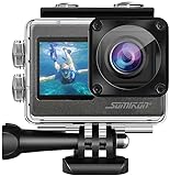 Somikon Action Kamera: 6K-Actioncam mit 2 Farbdisplays, WLAN,...