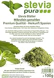 steviapura | Stevia Blätter - reines Naturprodukt - Süßkraut Stevia,...