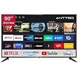Antteq AV50D1 4K Fernseher 50 Zoll (127 cm) Smart TV mit HDR, Netflix,...