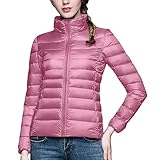 Flodxo Gepolsterte Mäntel für Damen, Winter, leichte Daunenjacke,...
