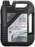 LIQUI MOLY Classic Motorenöl SAE 20W-50 HD | 5 L | mineralisches Motoröl...
