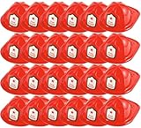Tczecoo 24 Stück Feuerwehrhelm Kinder, Roter Feuerwehrhelm für Kinder und...