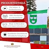 KÖNIGSBANNER Bayern Flagge 150x250 cm - Bundeslandfahne Banner Fahne inkl....