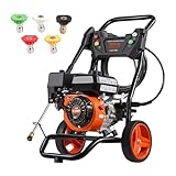 VEVOR Benzin-Hochdruckreiniger, 3400 PSI 2,6 GPM, Terrassenreinger 10 L/min...