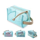 Kulturbeutel für Damen Männer,Wasserdichte Tasche/Transparent,2 Schichten...