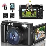 4K Digitalkamera Fotoapparat 32G Karte 48MP Fotokamera mit Charger...