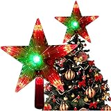 Nobranded Weihnachtsbaumspitzen-Lichter, 15,2 cm, 10 LED-Lichter, 3 AA...