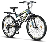 Licorne Bike Strong V Premium Mountainbike in 26 Zoll - Fahrrad für...