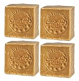 IchbinPUR – Original Aleppo Seife 4er-Pack (4x160g), 95% Olivenöl 5%...