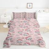 Bettdecke 200x200 Christbaumkugel Steppdecke 200x200 Schneeflocke 4...