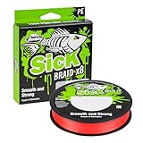 Berkley Sick Braid – 8-fach geflochtene Angelschnur, super glattes 8-fach...
