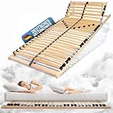 Coemo 7-Zonen Lattenrost Ergo K 90x200 Lattenrahmen mit verstellbarem...