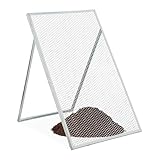 Relaxdays Durchwurfsieb, HxB: 100 x 60 cm, verzinktes Gartensieb,...