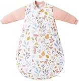 Chilsuessy Baby Schlafsack Winter mit abnembar Langarm Bio Baumwolle...