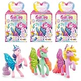 Galupy Rainbow Unicorn 3er Pack - Einhorn Spielzeug zu Sammeln, Einhorn...