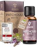 Heldengrün© BIO Patchouli Öl [100% NATURREIN] - Reines Patchouli Duftöl...