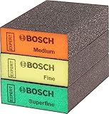 Bosch 3X EXPERT S471 Standard Schleifschwämme (für Farbe auf Holz,...