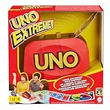 Mattel Games UNO Extreme, UNO Kartenspiel für die Familie, mit...